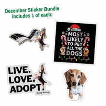 Load image into Gallery viewer, NEW Buddy Mercury December Sticker Bundle