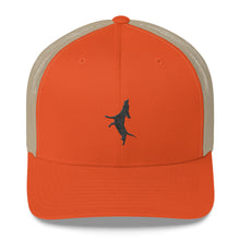 Load image into Gallery viewer, Black Embroidery Trucker Cap