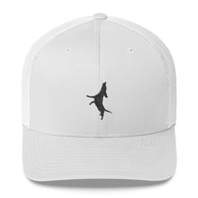 Load image into Gallery viewer, Black Embroidery Trucker Cap