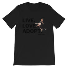 Load image into Gallery viewer, Live.Love.Adopt. Buddy Mercury Tee