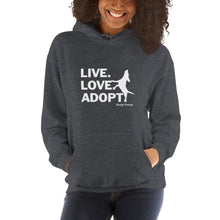 Load image into Gallery viewer, Live Love Adopt Classic Hoodie