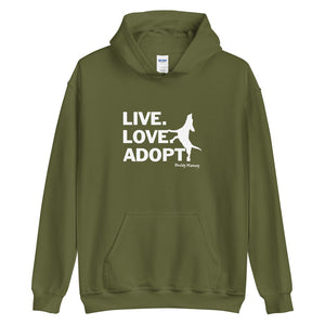 Live Love Adopt Classic Hoodie