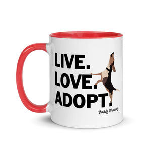 Live Love Adopt Mug